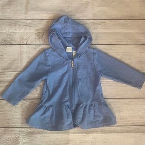 Girls 18 Month lightweight hoodie.